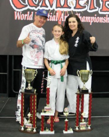 Lily Katherine Kinnear with her parents Greg Kinnear and Helen Labdon.